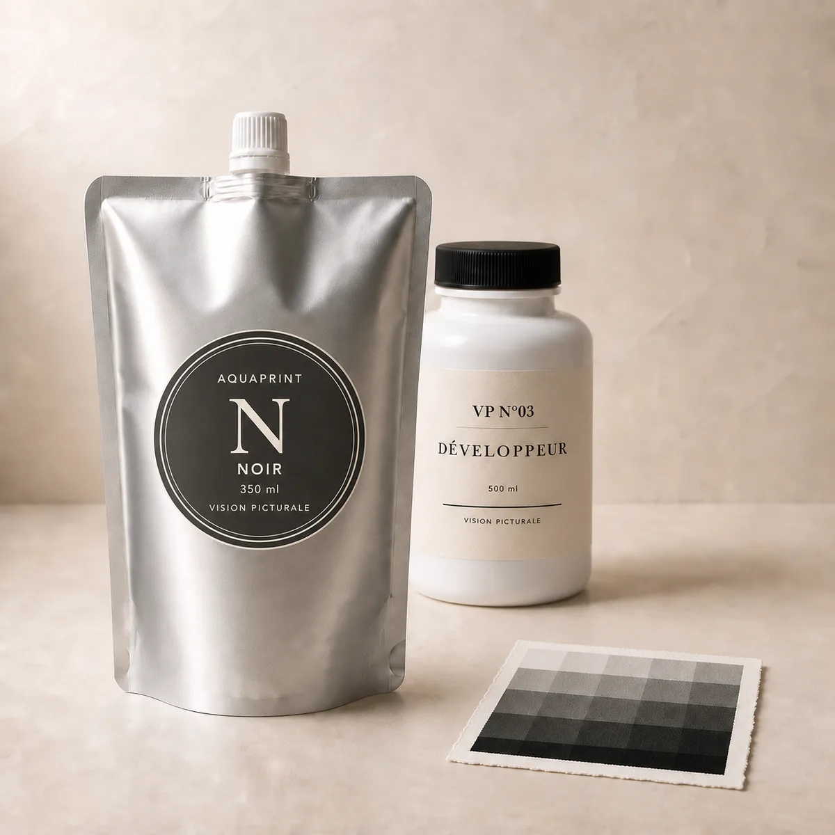 Kit Gum Print Monochrome — Noir profond